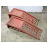 2 METAL CAR RAMPS