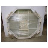 OCTAGON VINYL WINDOW 35 1/4 X 35 1/4