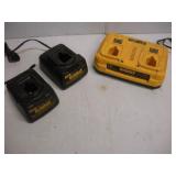 DEWALT 18V BATT CHARGERS