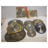 ASSORTED CIRCULAR SAW BLADES