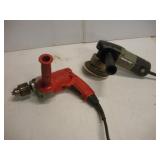 PORTER CABLE ORBITAL SANDER AND MILWAUKEE--