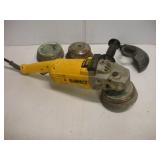 DEWALT 7IN / 9IN ANGLE GRINDER W/ WHEELS