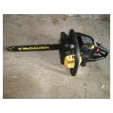 MCCULLOCK MAC CAT 16IN GAS CHAINSAW W/ CASE