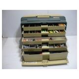 PLANO 777S TACKLE BOX W/ CONTENTS