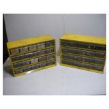 2 WEATHERHEAD PARTS ORGANIZERS W/ CONTENTS