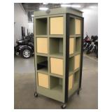 HARLEY DAVIDSON STORE DISPLAY RACK ON WHEELS