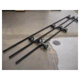 LED TRACK LIGHTING (3) 12FT SECTIONS W/ 9 LED