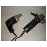 4 1/2 IN ANGLE GRINDER AND 1/2 IN DRILL