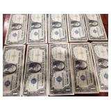 (10) US $1 DOLLAR 1957 SILVER CERTIFICATE BILLLS
