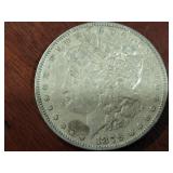 1879 US MORGAN SILVER DOLLAR COIN