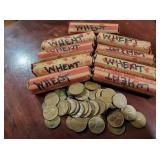 (500) 10 Rolls of  US WHEAT PENNIES
