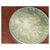 1890 US MORGAN SILVER DOLLAR COIN