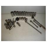 ASSORTED 1/2 IN DRIVE AND 3/8 DRIVE--