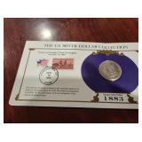 1883 US MORGAN SILVER DOLLAR COIN