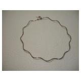 STERLING SILVER NECKLACE  14IN