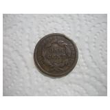 1842 BRAIDED HAIR LARGE CENT PENNY