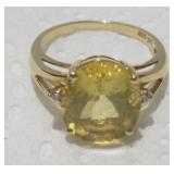 14 KARAT GOLD QUALITY COLOR DESIGN RING