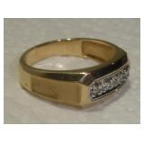 10 KARAT GOLD DC RING SIZE 10