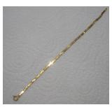 18 KARAT GOLD BRACELET 7IN