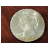 1923 US PEACE SILVER DOLLAR COIN