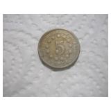 1868 NICKEL IN EXTRA FINE CONDITION