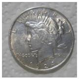 1924 PEACE SILVER DOLLAR