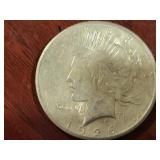 1926 US PEACE SILVER DOLLAR COIN
