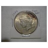 1924 SILVER PEACE DOLLAR
