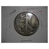 1942 WALKING LIBERTY HALF DOLLAR