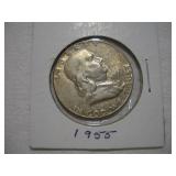 1955 FRANKLIN HALF DOLLAR