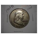 1962 - D - FRANKLIN HALF DOLLAR