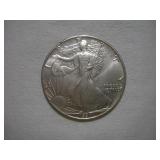 1991 WALKING LIBERTY SILVER DOLLAR