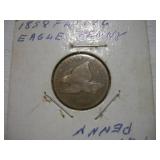 1858 FLYING EAGLE PENNY