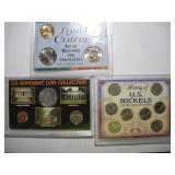 LOST COINS - US NICKELS - AND MONUMENT COIN SETS