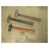 (3) BALL PEEN HAMMERS