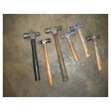 6 BALL PEEN HAMMERS