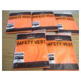 (5) *NEW* SAFTEY VESTS