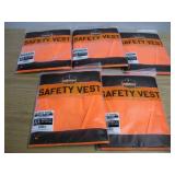 (5) *NEW* SAFTEY VESTS