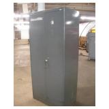 METAL STORAGE CABINET 36X21X78