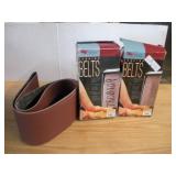 (6) 3M  6IN X 80IN SANDING BELTS 80 GRIT