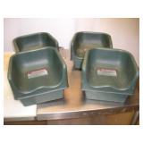 (4) PLASTIC BOOSTER SEATS