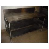 5FT STAINLESS STEEL PREP TABLE 60X30X38