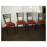 (4) STACKING DINING ROOM CHAIRS