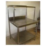 STAINLESS STEEL PREP STATION  36X30X57