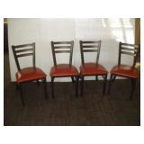 (4) STACKING DINING ROOM CHAIRS