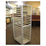 NEW AGE NSF ALUMINUM BAKERS RACK ON WHEELS