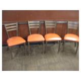 (4) STACKING DINING ROOM CHAIRS