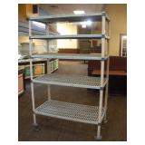 METRO MAX NSF COMMERCIAL SHELVES ON WHEELS