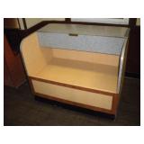 PLATE / FLATWARE CART 29X35X34