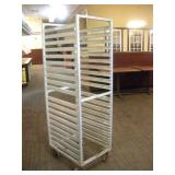 NEW AGE NSF ALUMINUM BAKERS RACK ON WHEELS